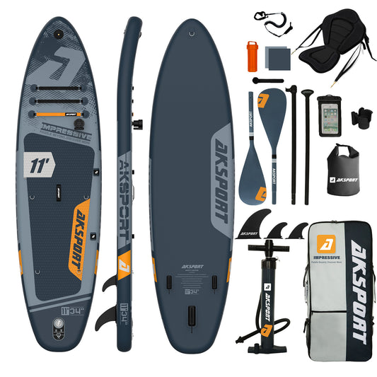 AKSPORT 11' Inflatable Paddle Board