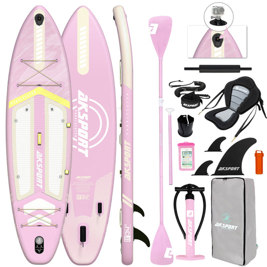 AKSPORT 11' Inflatable Stand Up Paddle Board