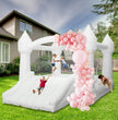 AKSPORT White Bounce House 11.97 * 8.98 * 7.15FT