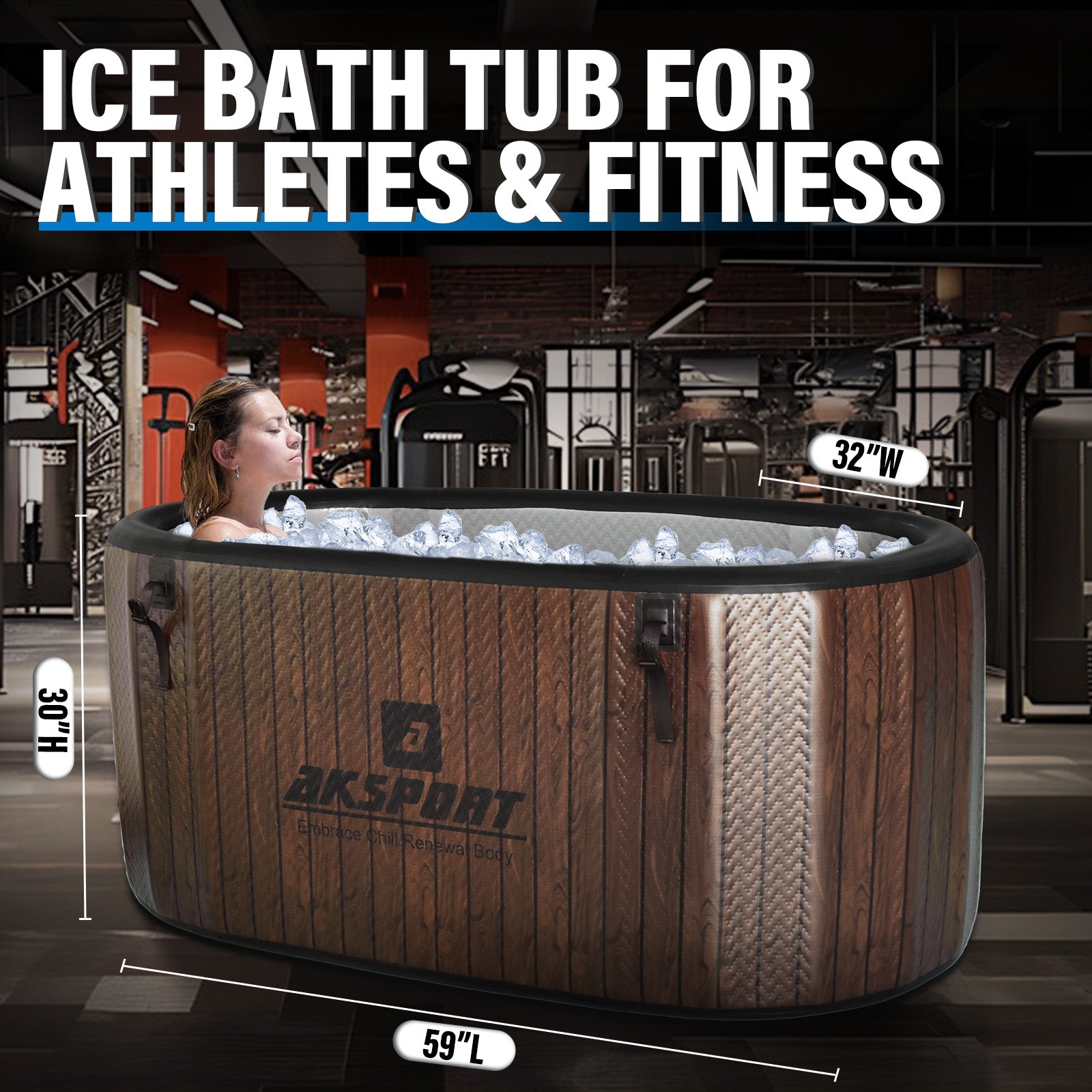 AKSPORT Ice Bath Tub