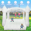 AKSPORT White Bounce House 11.97 * 8.98 * 7.15FT
