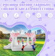 AKSPORT White Bounce House 11.97 * 8.98 * 7.15FT