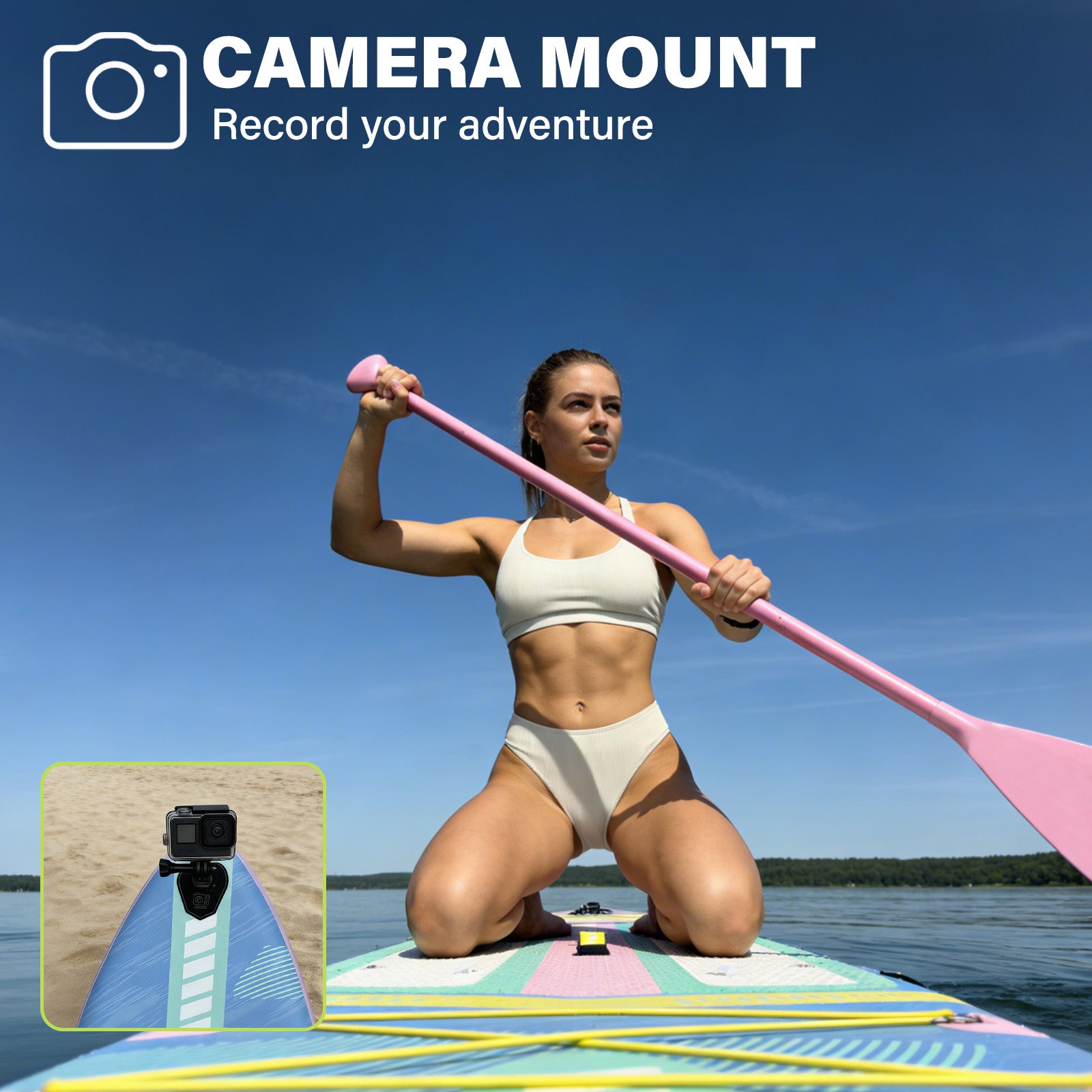 AKSPORT 11' Inflatable Stand Up Paddle Board