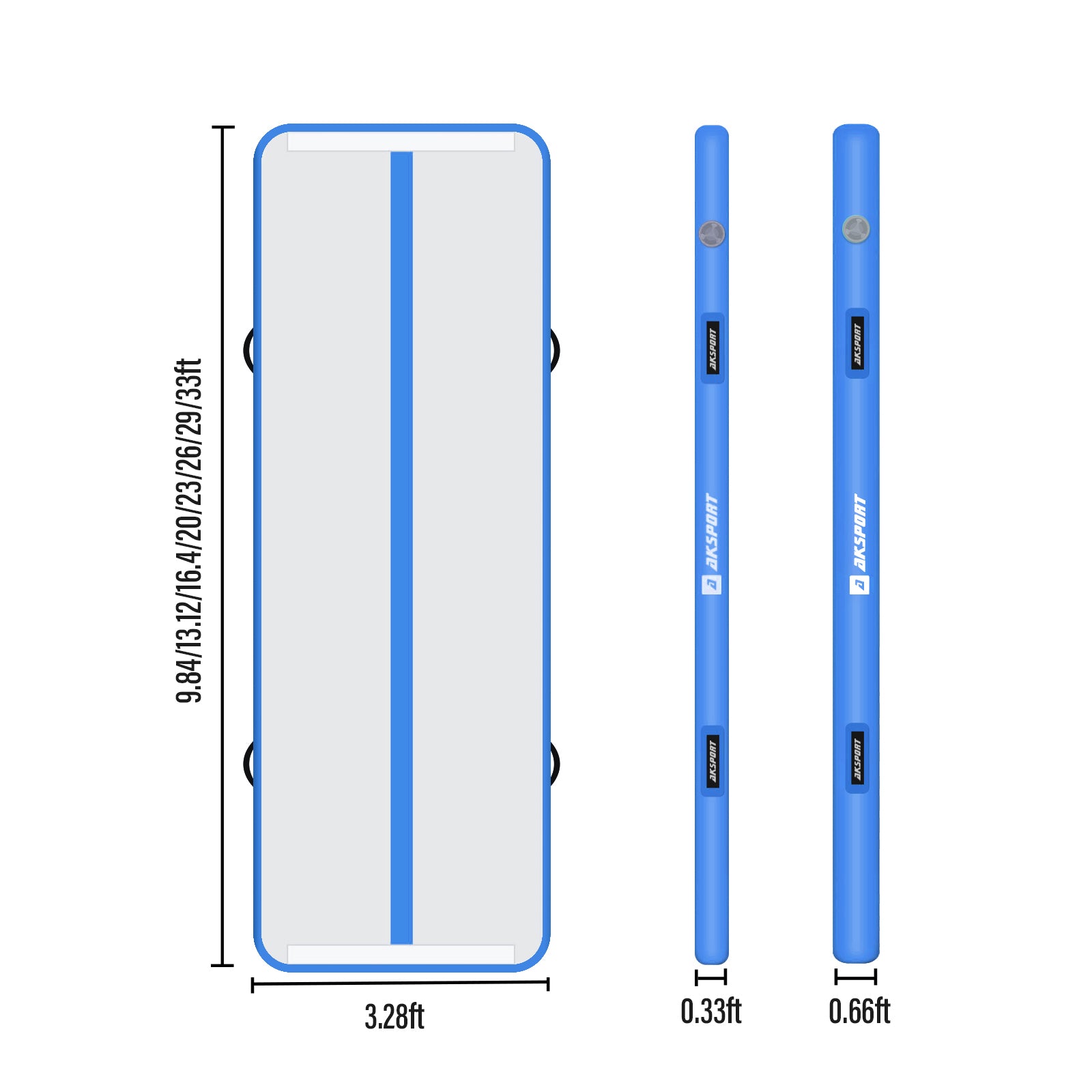 AKSPORT Air Track P10 Home blue