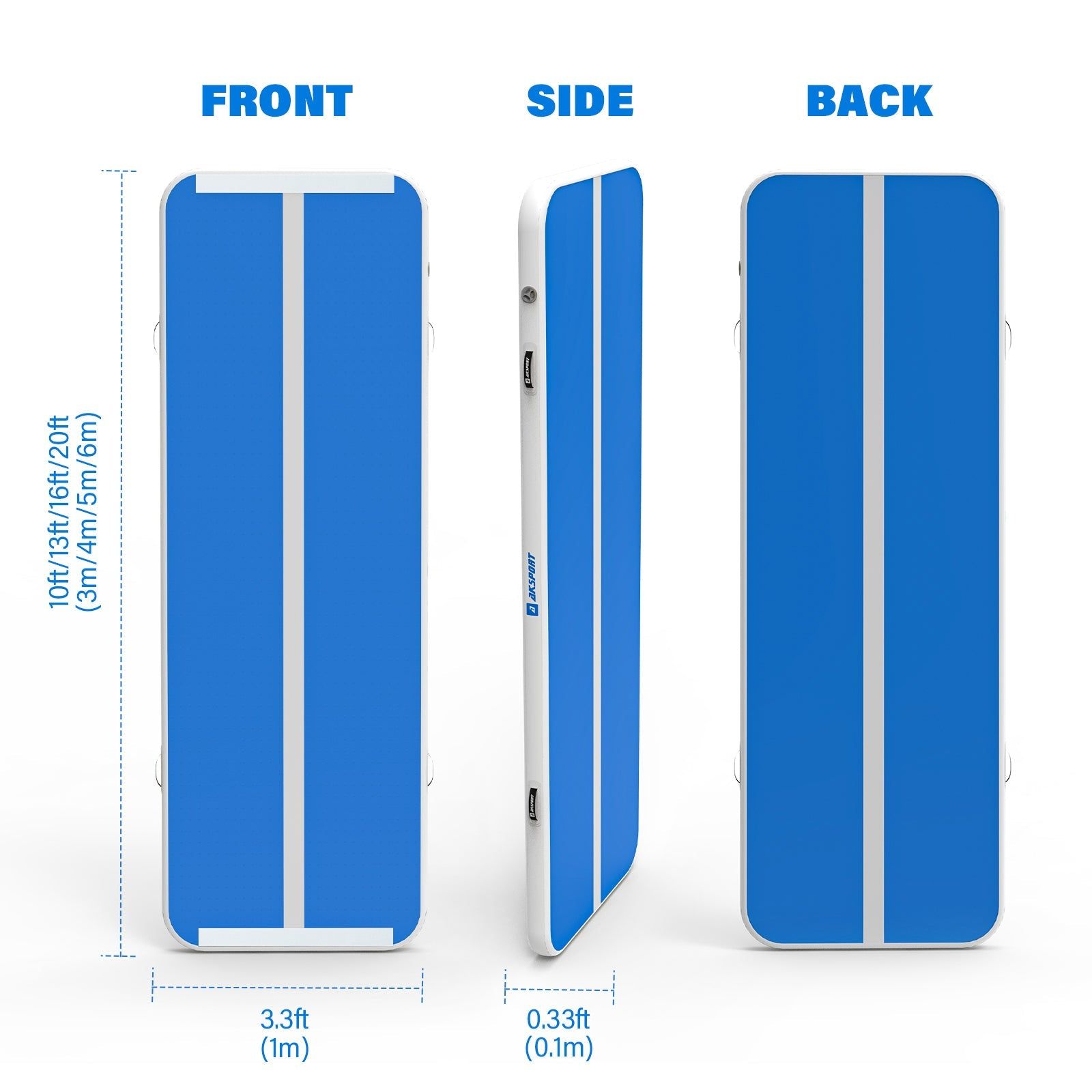AKSPORT Air Track P10 Home - Gymnastics Sisters