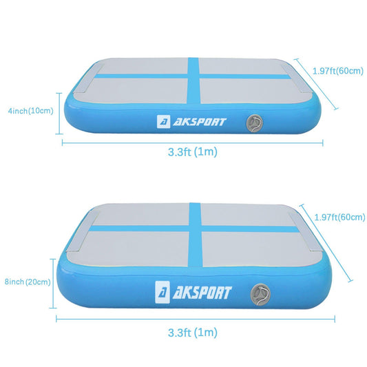 AKsport AirBoard/AirBlock Springboard - Blue - AKSPORT