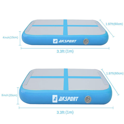 AKsport AirBoard/AirBlock Springboard - Blue - AKSPORT