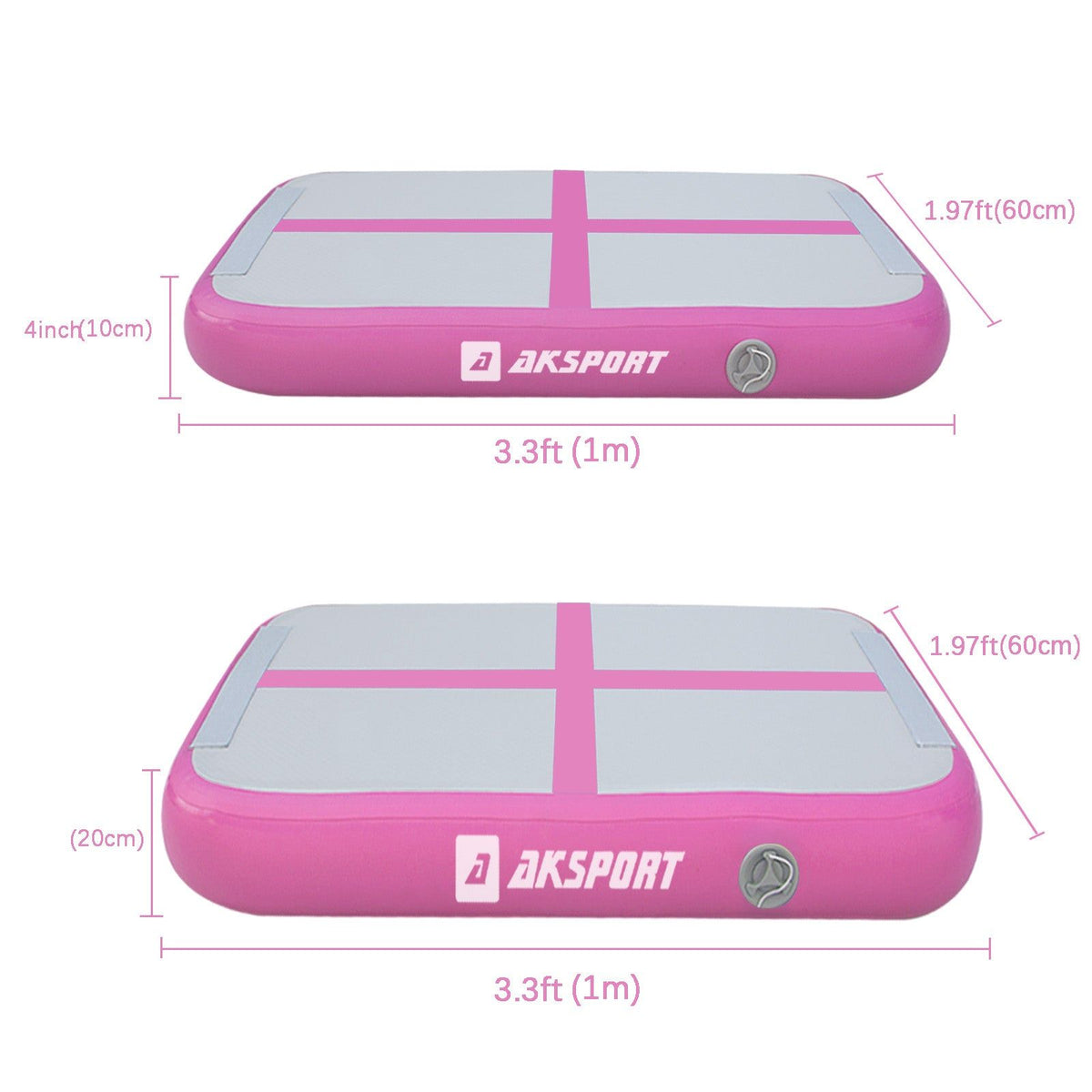 AKsport AirBoard/AirBlock Springboard-Pink – AKSPORT