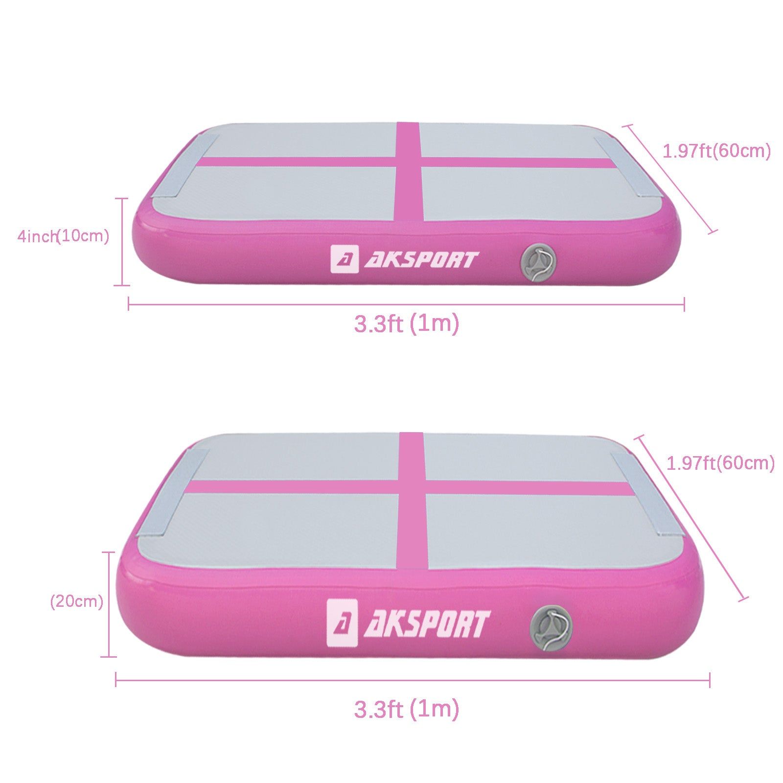 AKsport AirBoard/AirBlock Springboard-Pink - AKSPORT